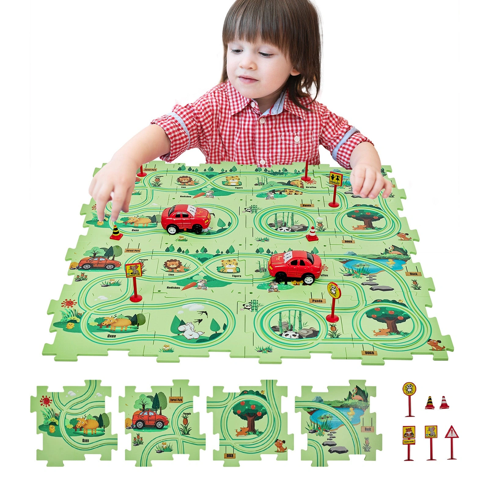 SGILE Forest Builder STEM Puzzle Set - Unleash Your Child's Imagination!